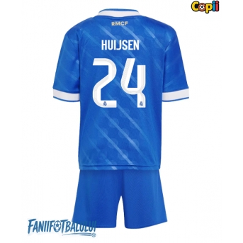 Real Madrid Dean Huijsen #24 Echipament de Fotbal Replică 2025-26 Copii Treilea (+ Șorturi)